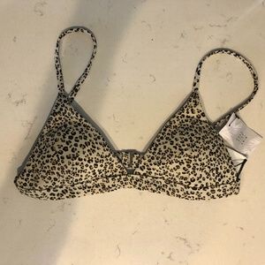 Tillys leopard bathing suit top!  Small